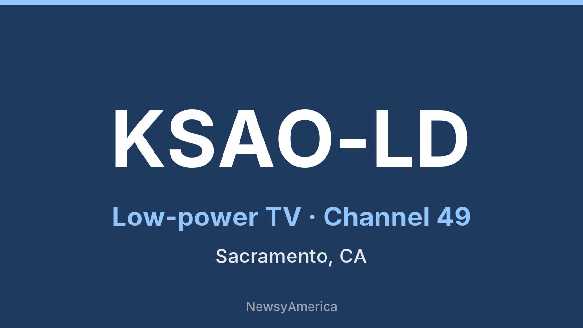 KSAO-LD – Channel 49 Sacramento