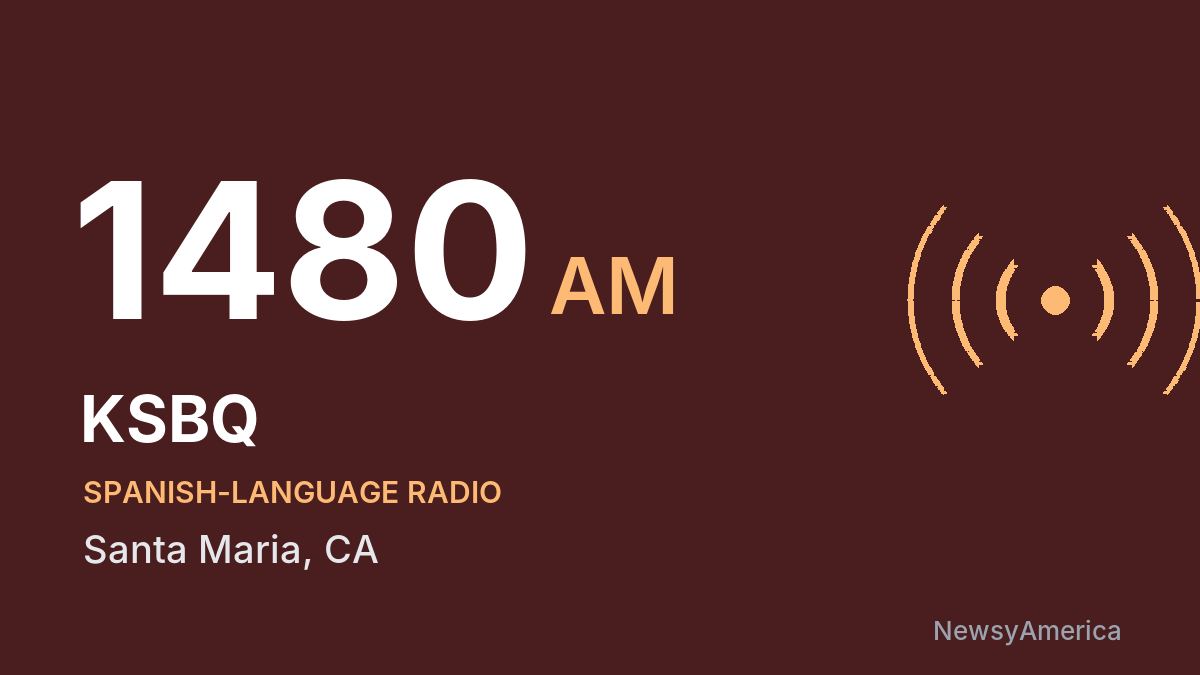 KSBQ 1480 AM – Santa Maria