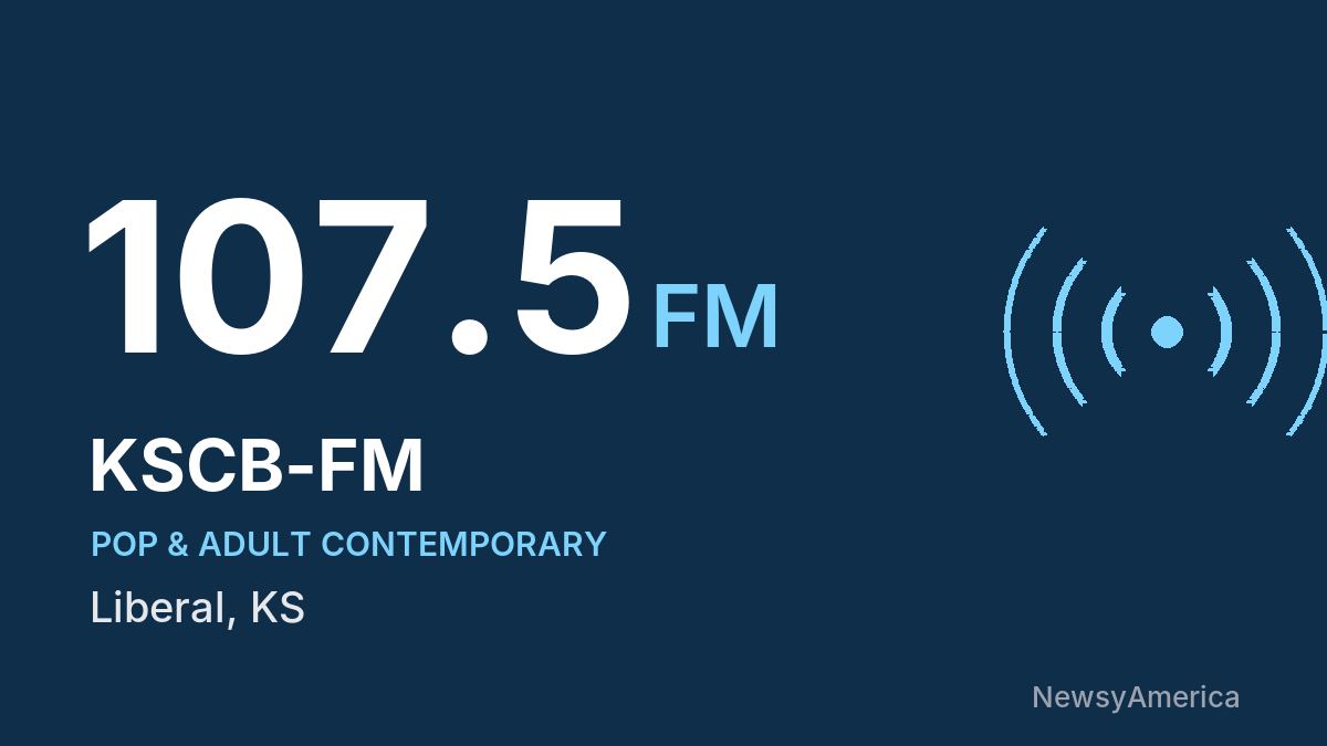 KSCB-FM 107.5 FM – Liberal