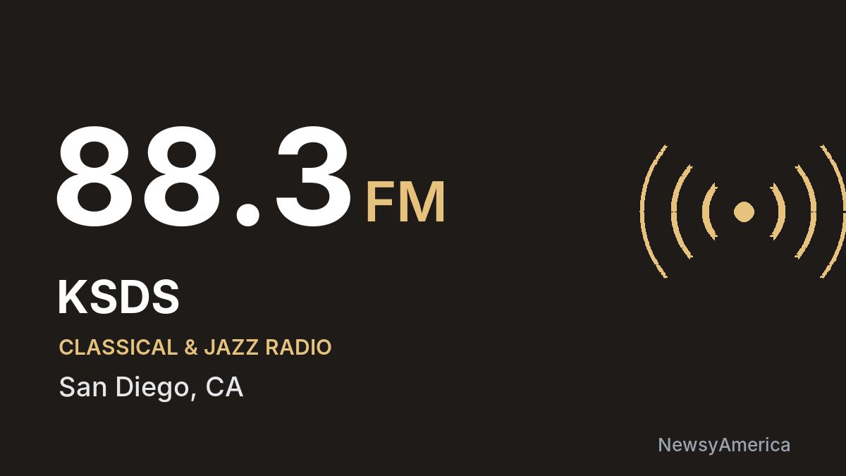 KSDS 88.3 FM – San Diego