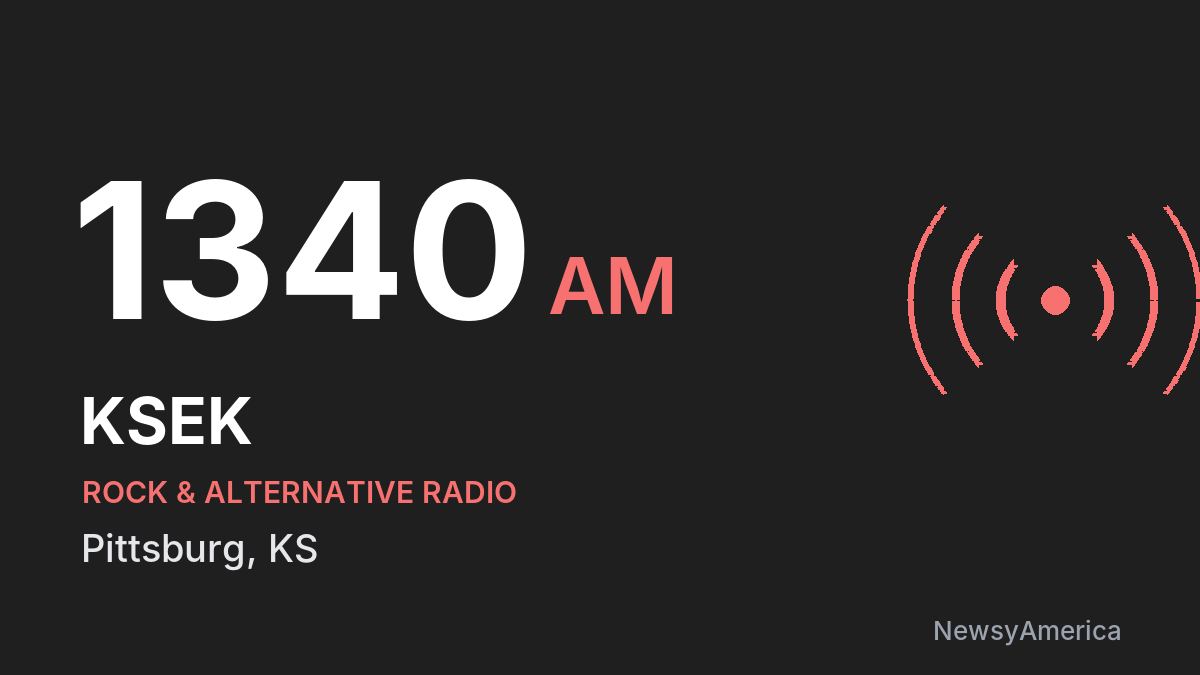 KSEK 1340 AM – Pittsburg