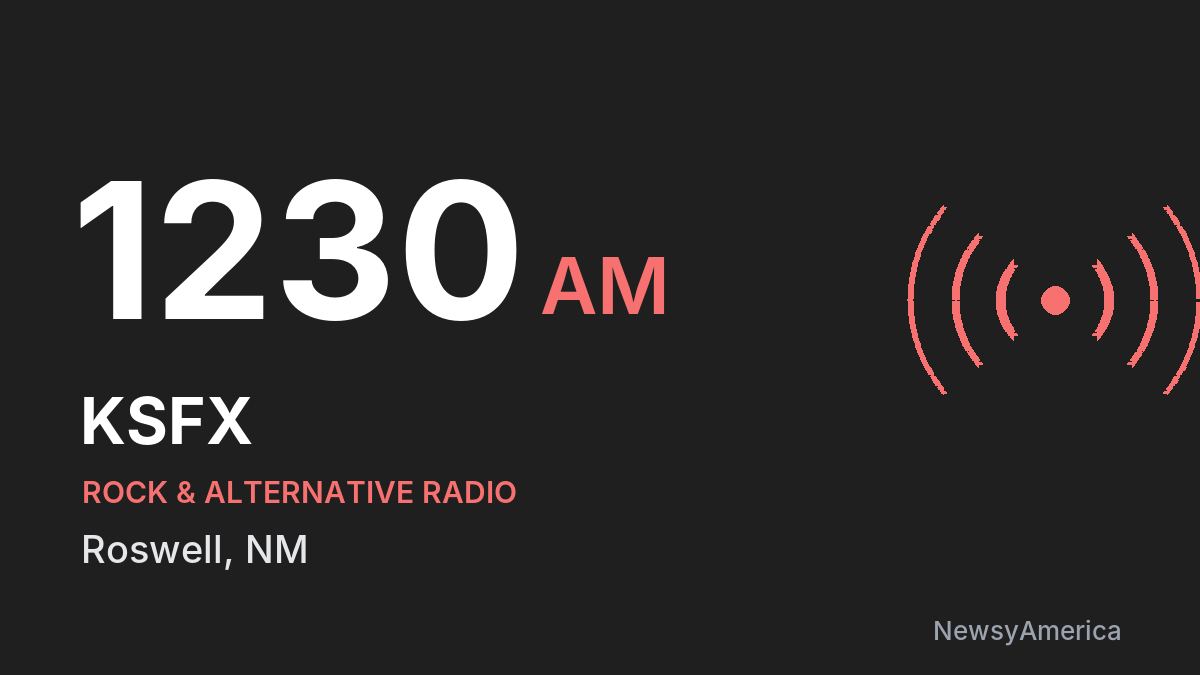 KSFX 1230 AM – Roswell