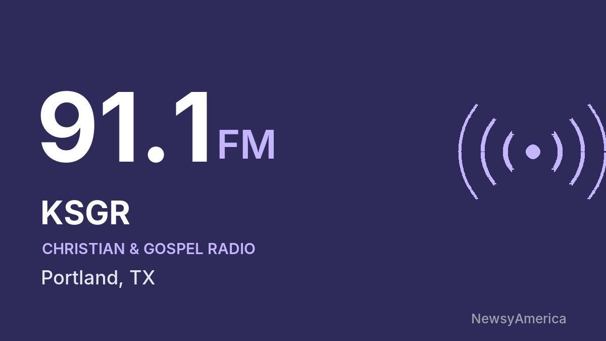 KSGR 91.1 FM – Portland