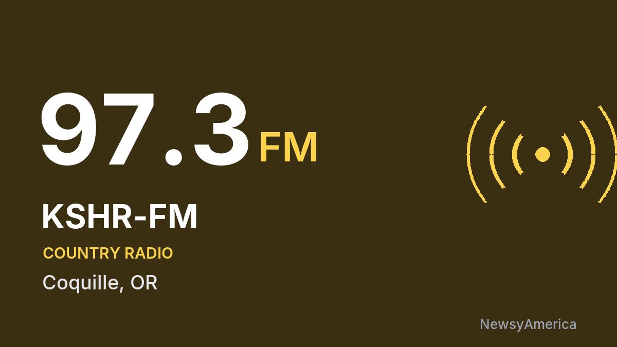 KSHR-FM 97.3 FM – Coquille