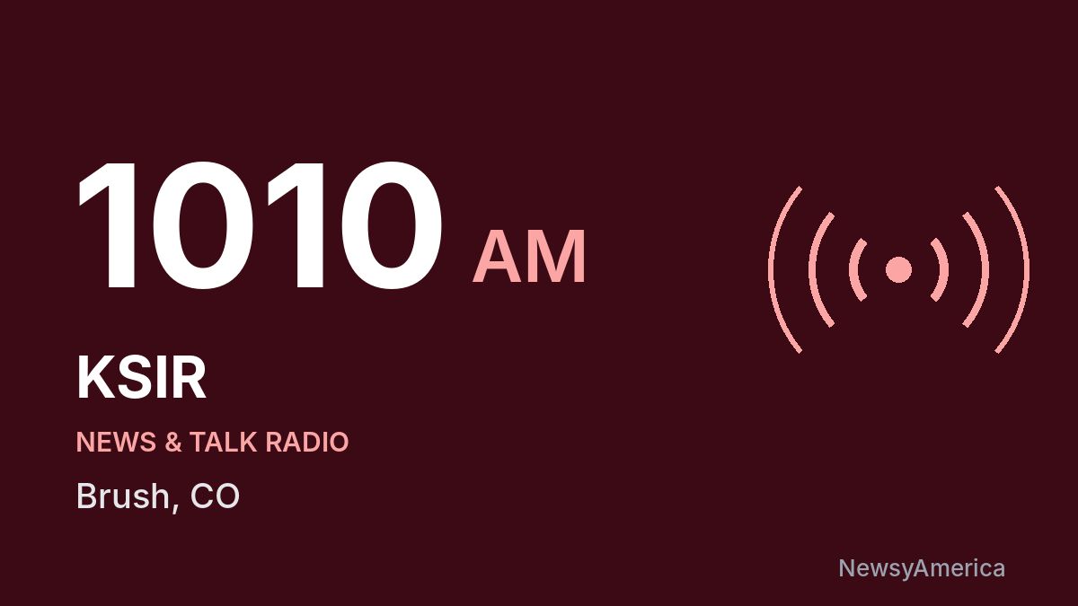 KSIR 1010 AM – Brush