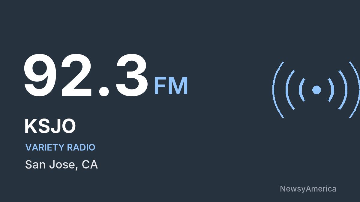 KSJO 92.3 FM – San Jose