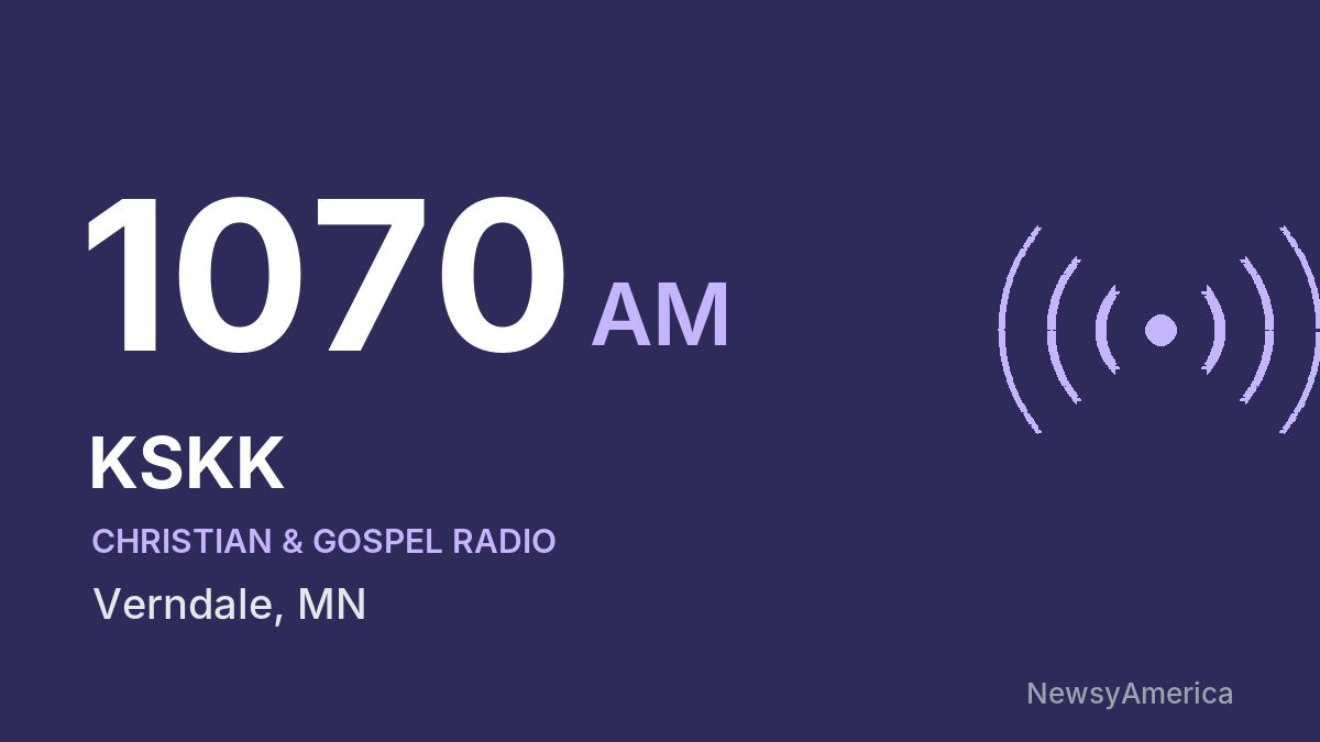 KSKK 1070 AM – Verndale