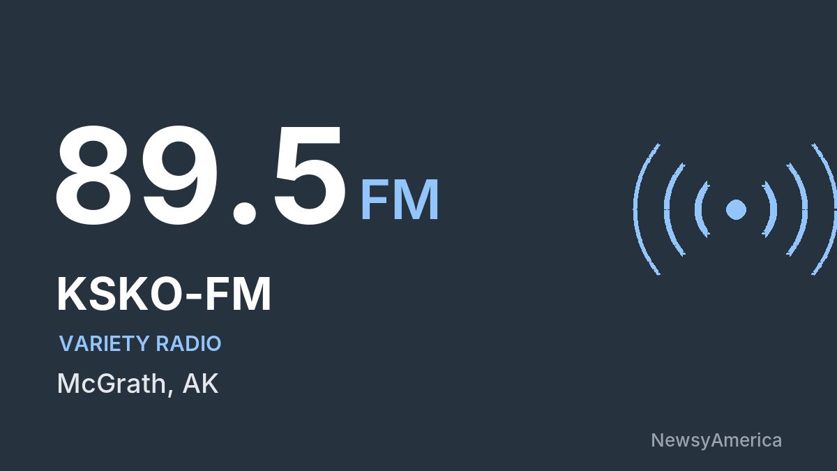 KSKO-FM 89.5 FM – McGrath