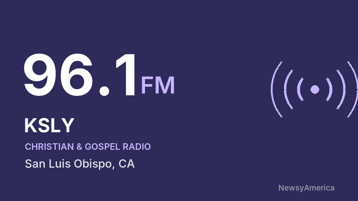 KSLY 96.1 FM – San Luis Obispo