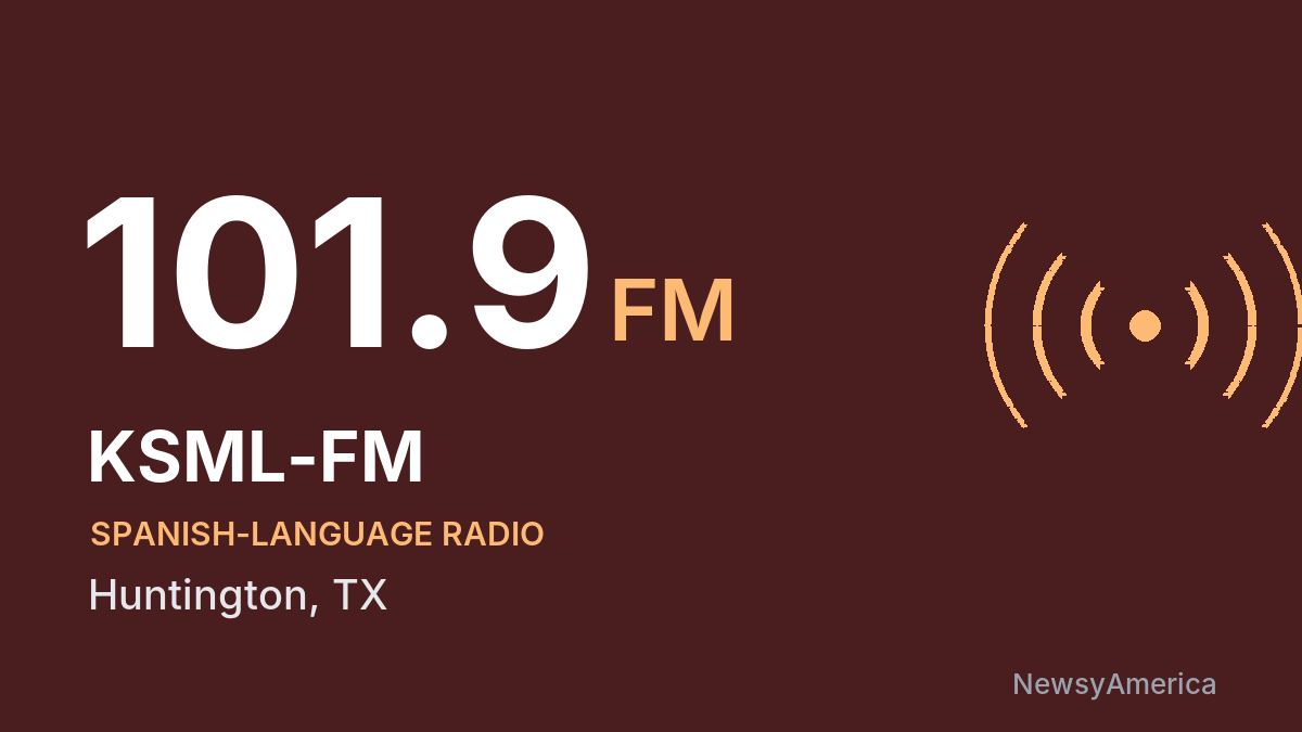 KSML-FM 101.9 FM – Huntington