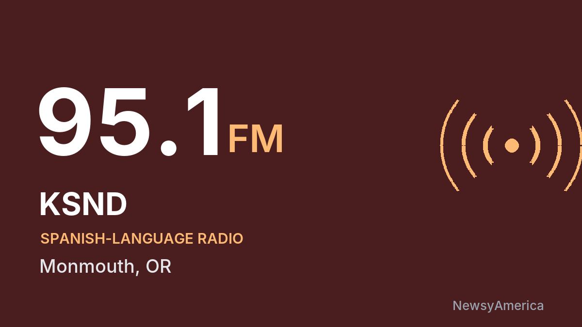 KSND 95.1 FM – Monmouth