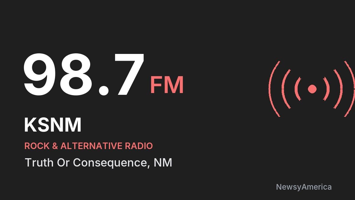 KSNM 98.7 FM – Truth Or Consequence