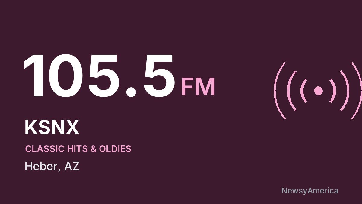 KSNX 105.5 FM – Heber