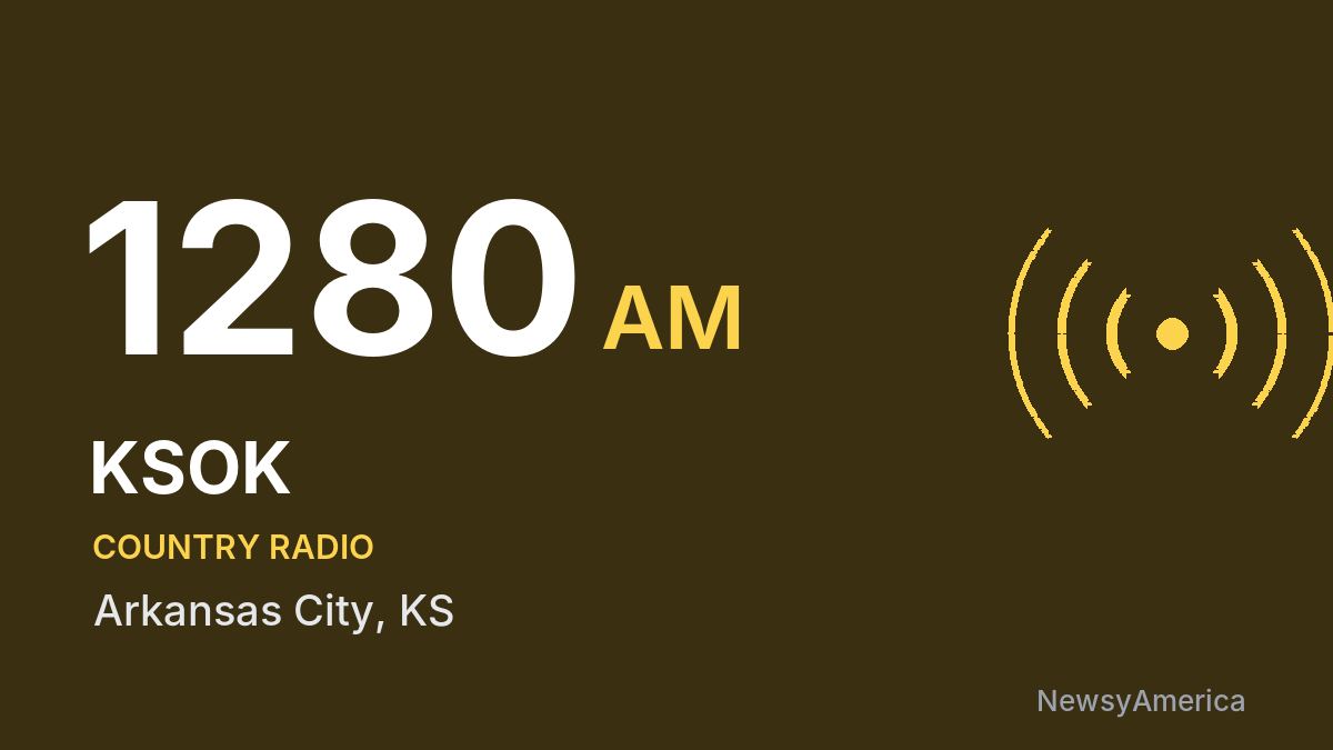 KSOK 1280 AM – Arkansas City