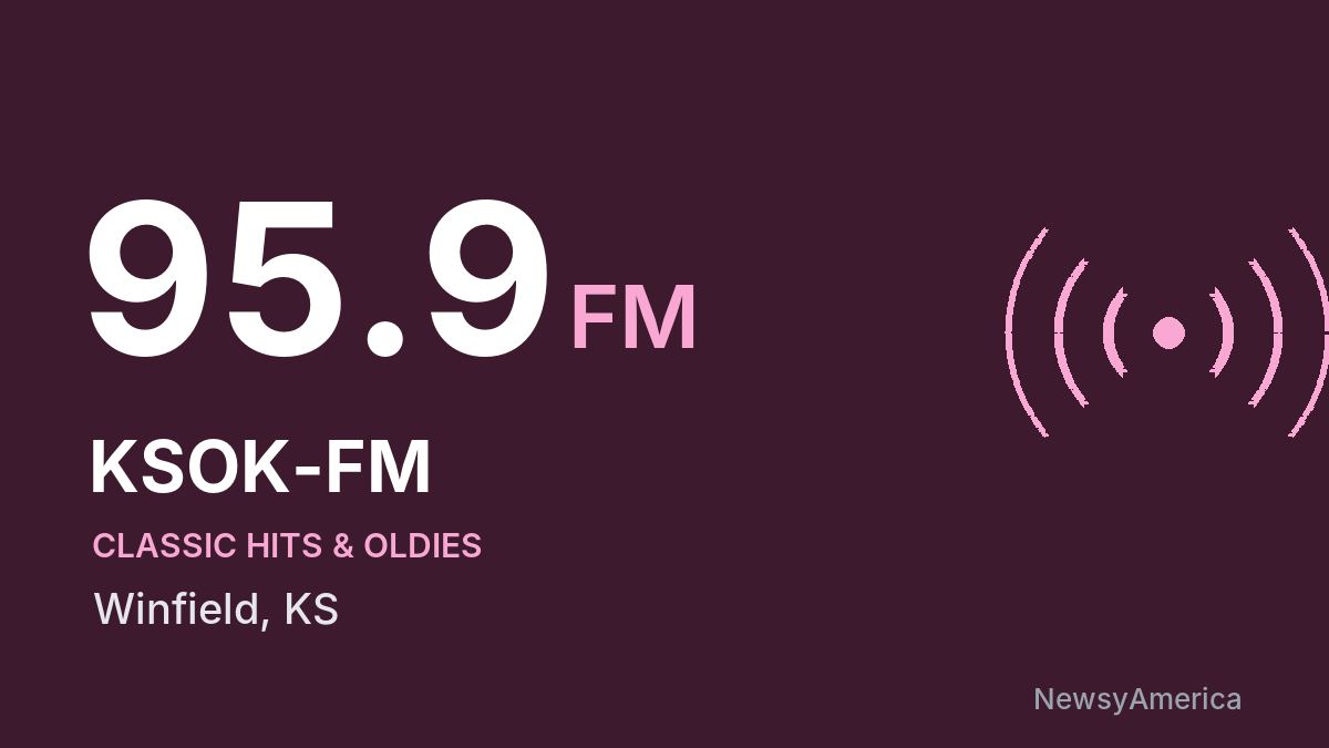 KSOK-FM 95.9 FM – Winfield