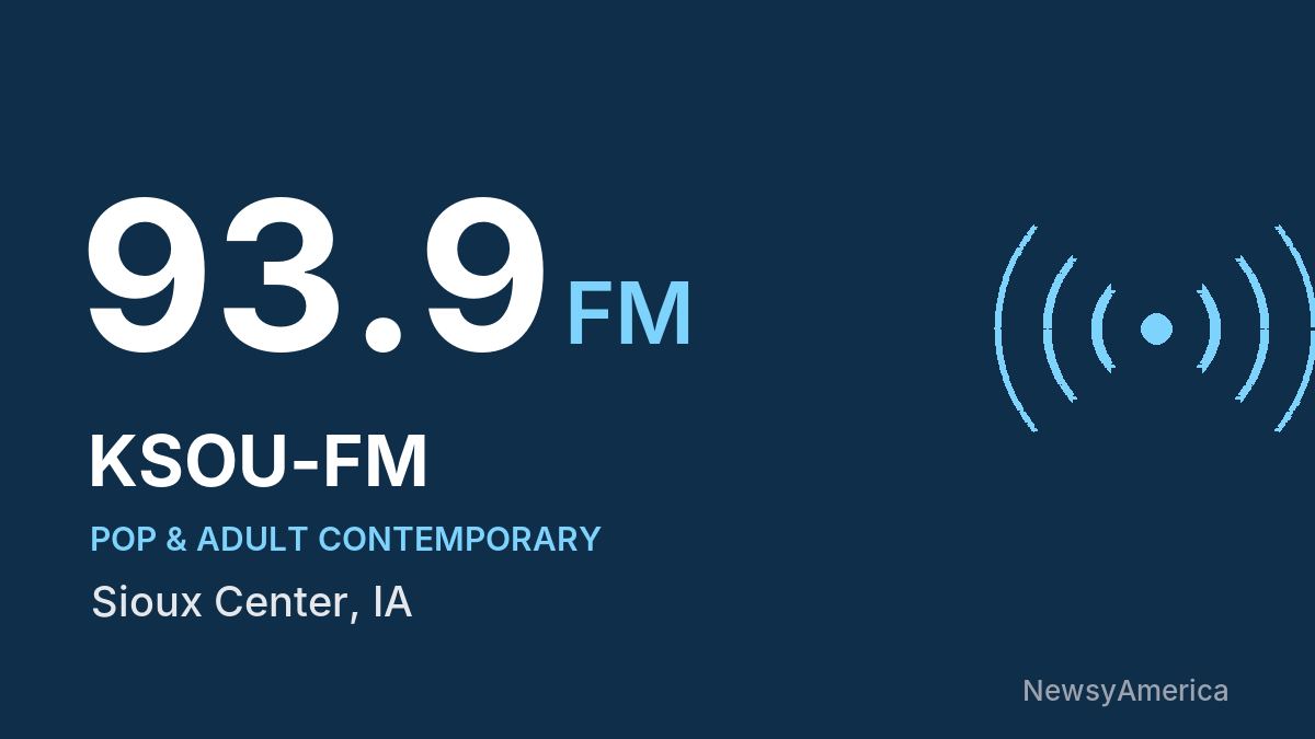 KSOU-FM 93.9 FM – Sioux Center