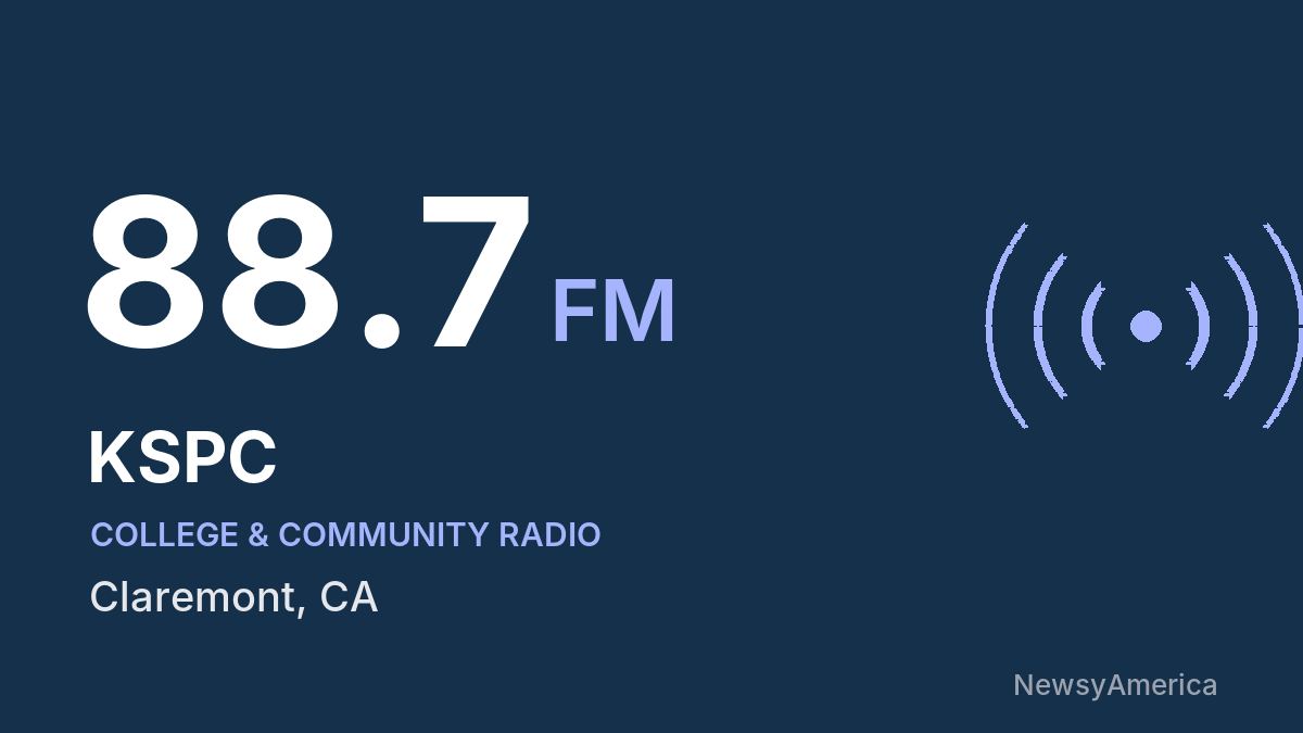 KSPC 88.7 FM – Claremont