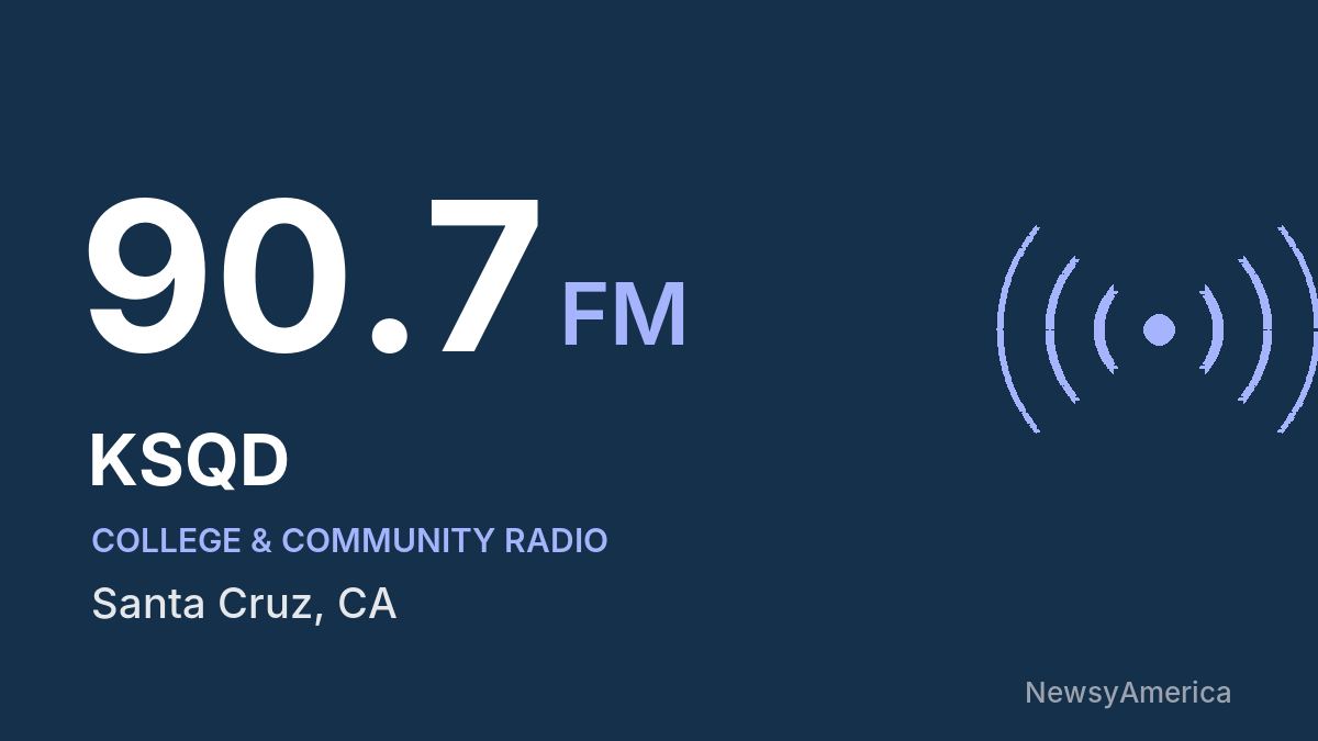 KSQD 90.7 FM – Santa Cruz