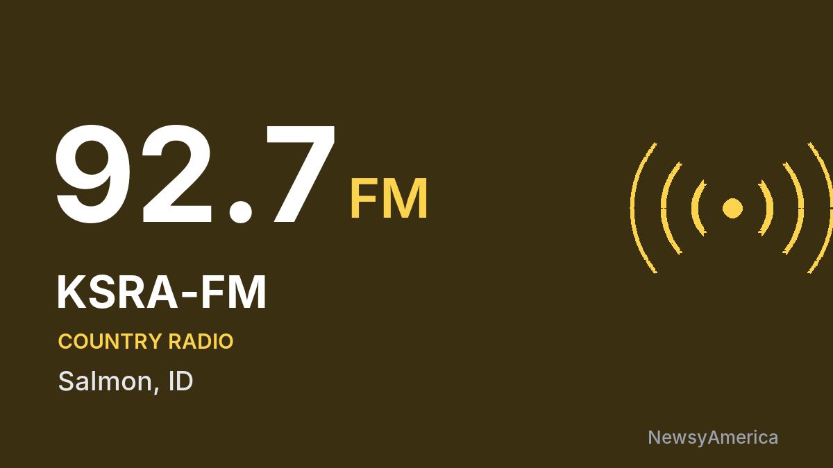 KSRA-FM 92.7 FM – Salmon