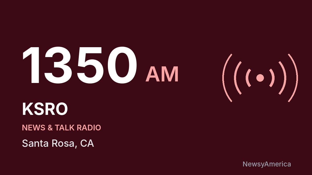 KSRO 1350 AM – Santa Rosa