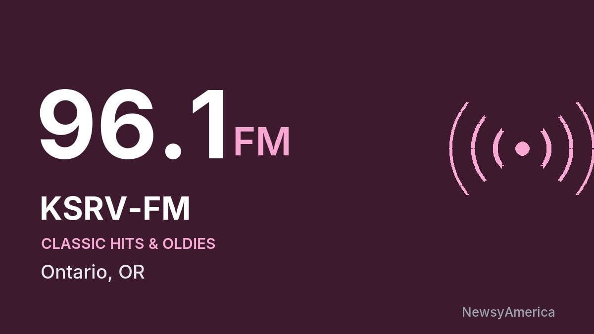 KSRV-FM 96.1 FM – Ontario