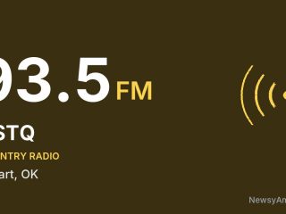 KSTQ 93.5 FM, Stuart, OK