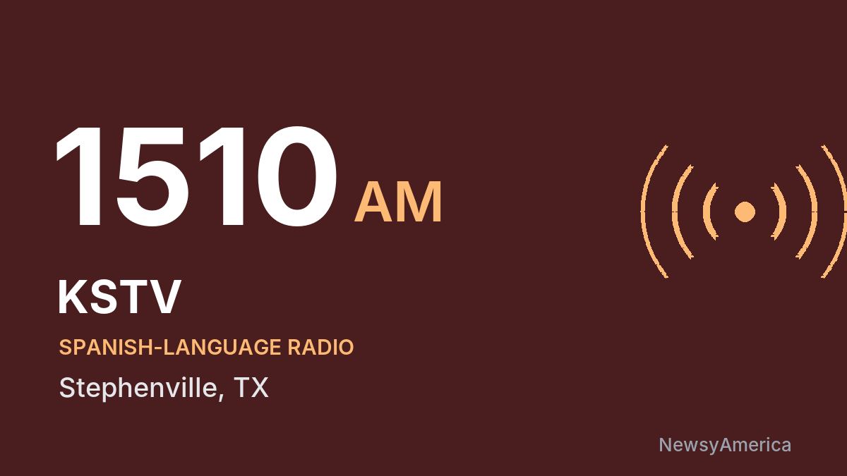 KSTV 1510 AM – Stephenville