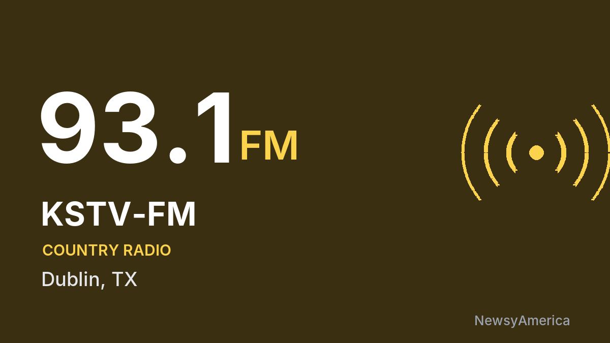 KSTV-FM 93.1 FM – Dublin