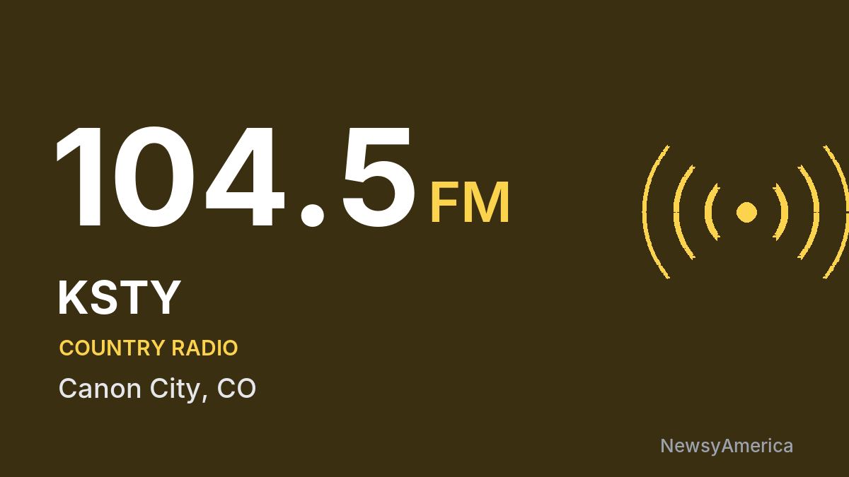 KSTY 104.5 FM – Canon City