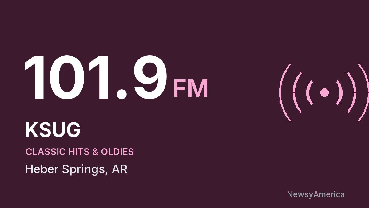 KSUG 101.9 FM – Heber Springs