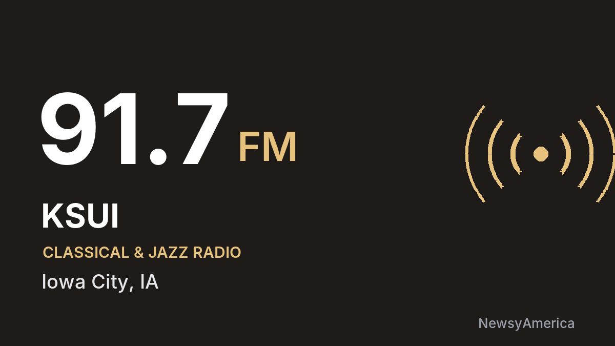 KSUI 91.7 FM – Iowa City