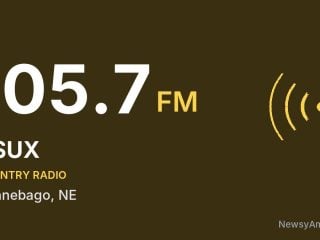 KSUX 105.7 FM, Winnebago, NE