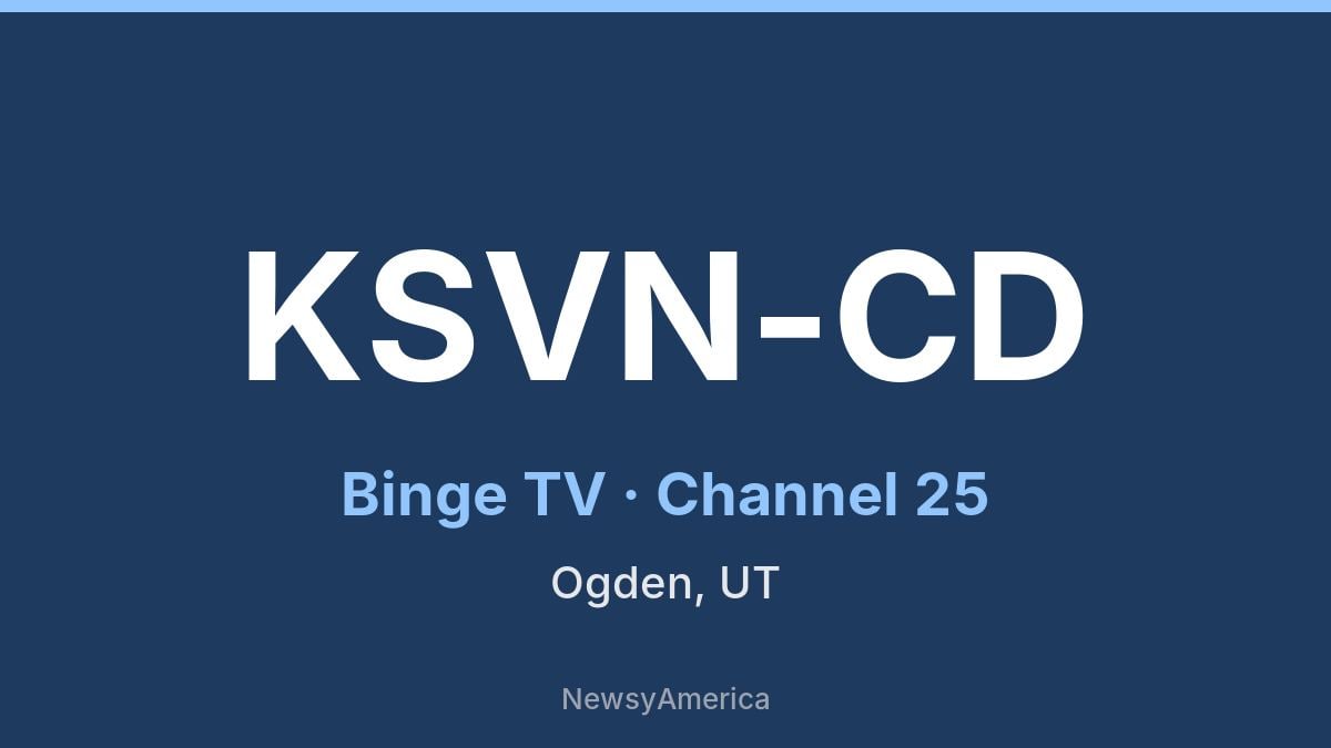KSVN-CD – Binge TV 25 Salt Lake City