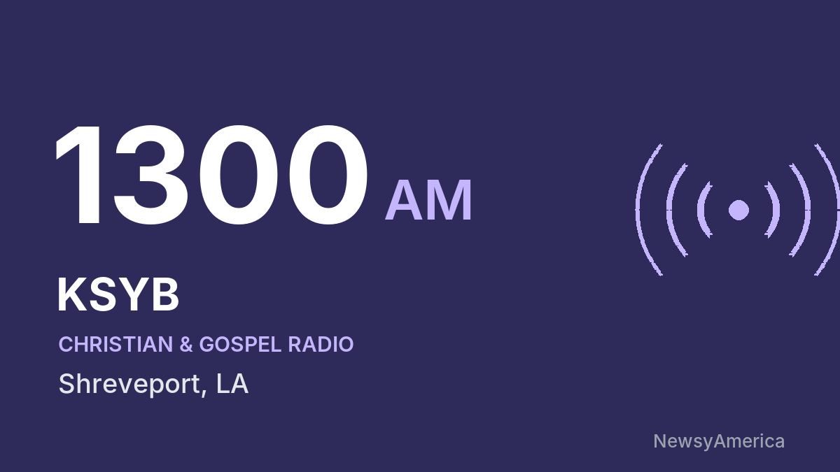 KSYB 1300 AM – Shreveport