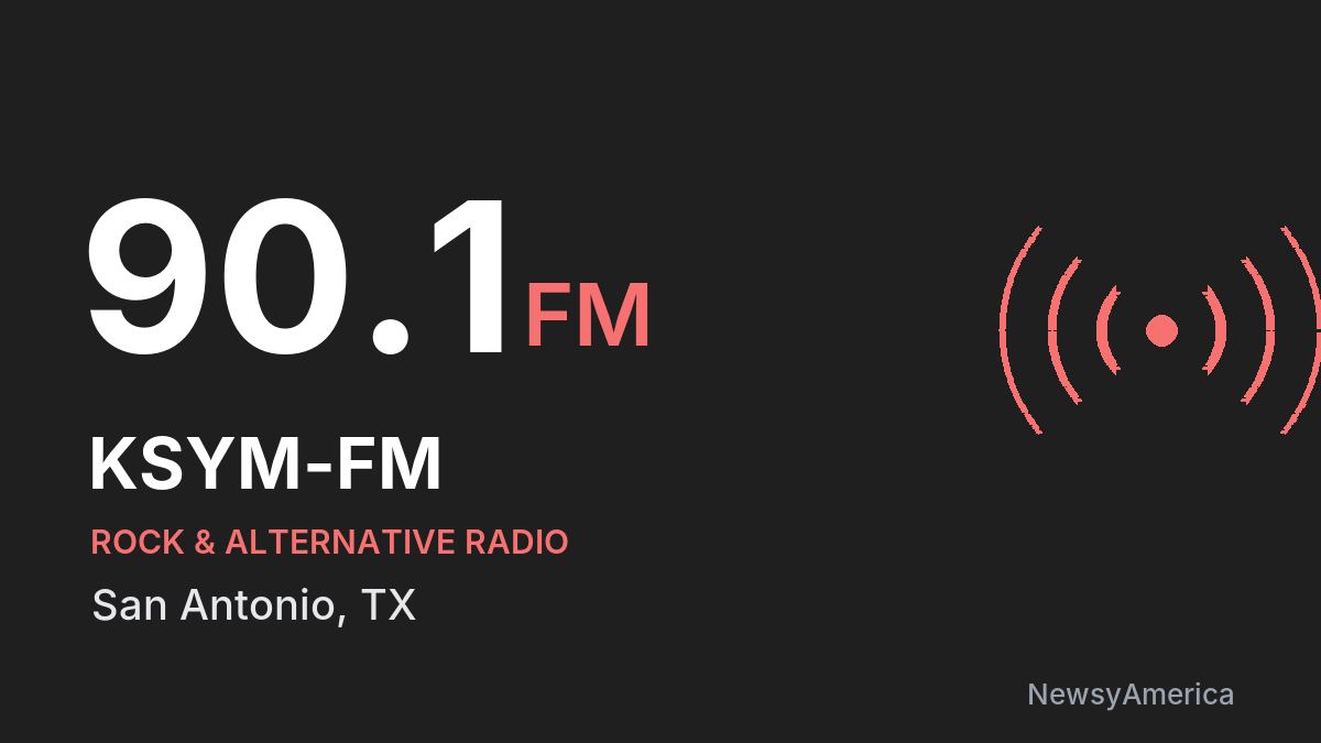 KSYM-FM 90.1 FM – San Antonio