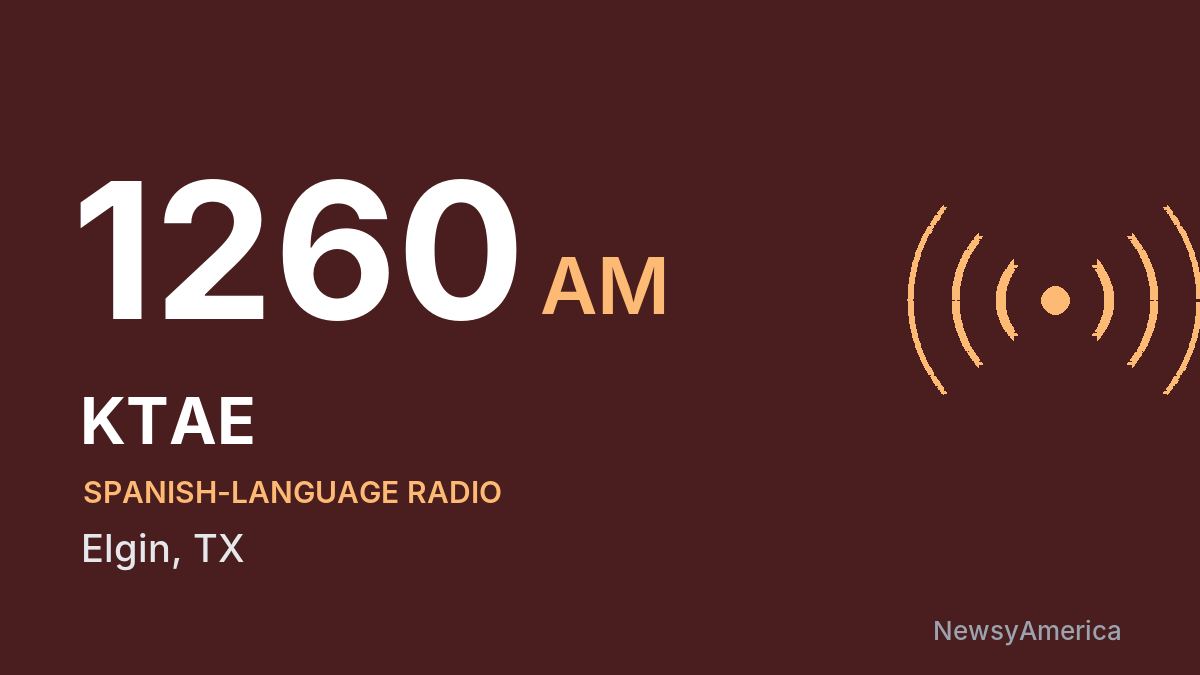 KTAE 1260 AM – Elgin