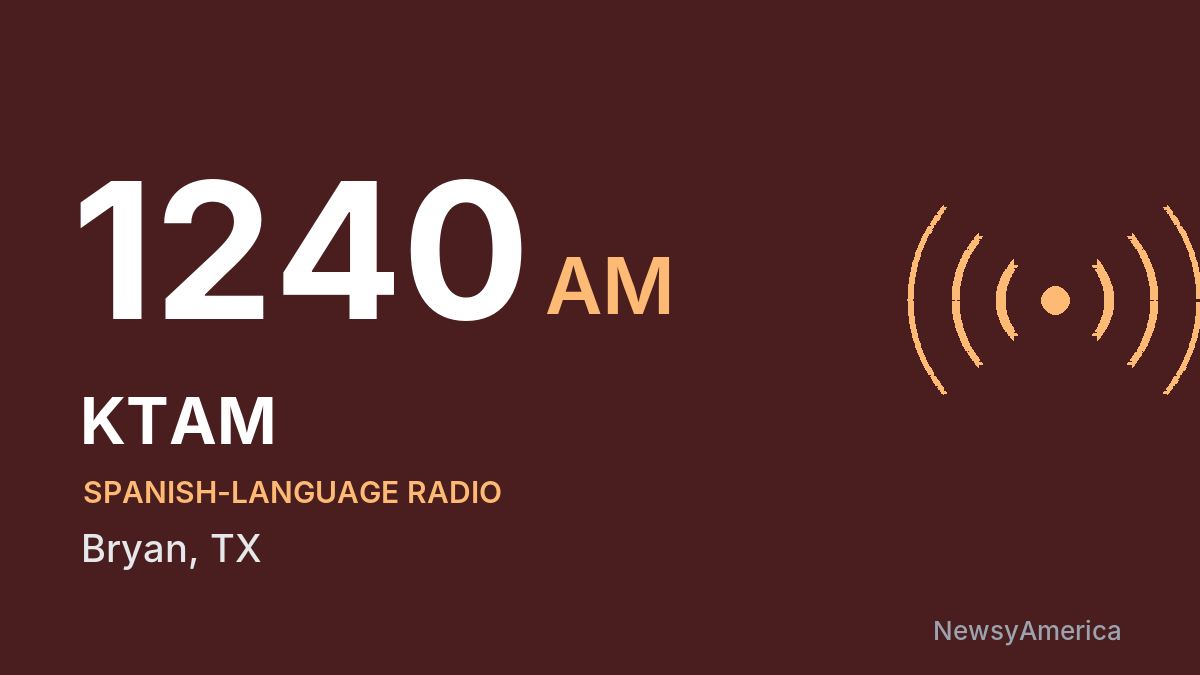 KTAM 1240 AM – Bryan