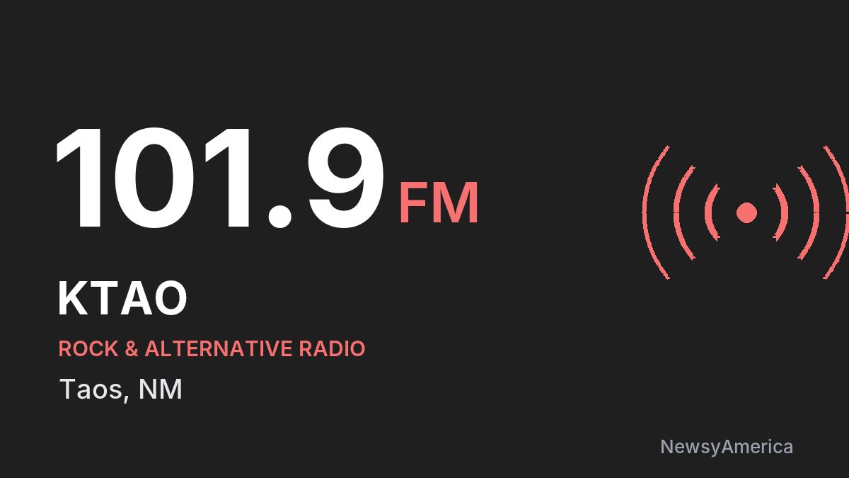KTAO 101.9 FM – Taos