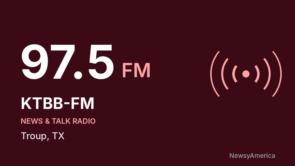 KTBB-FM 97.5 FM – Troup