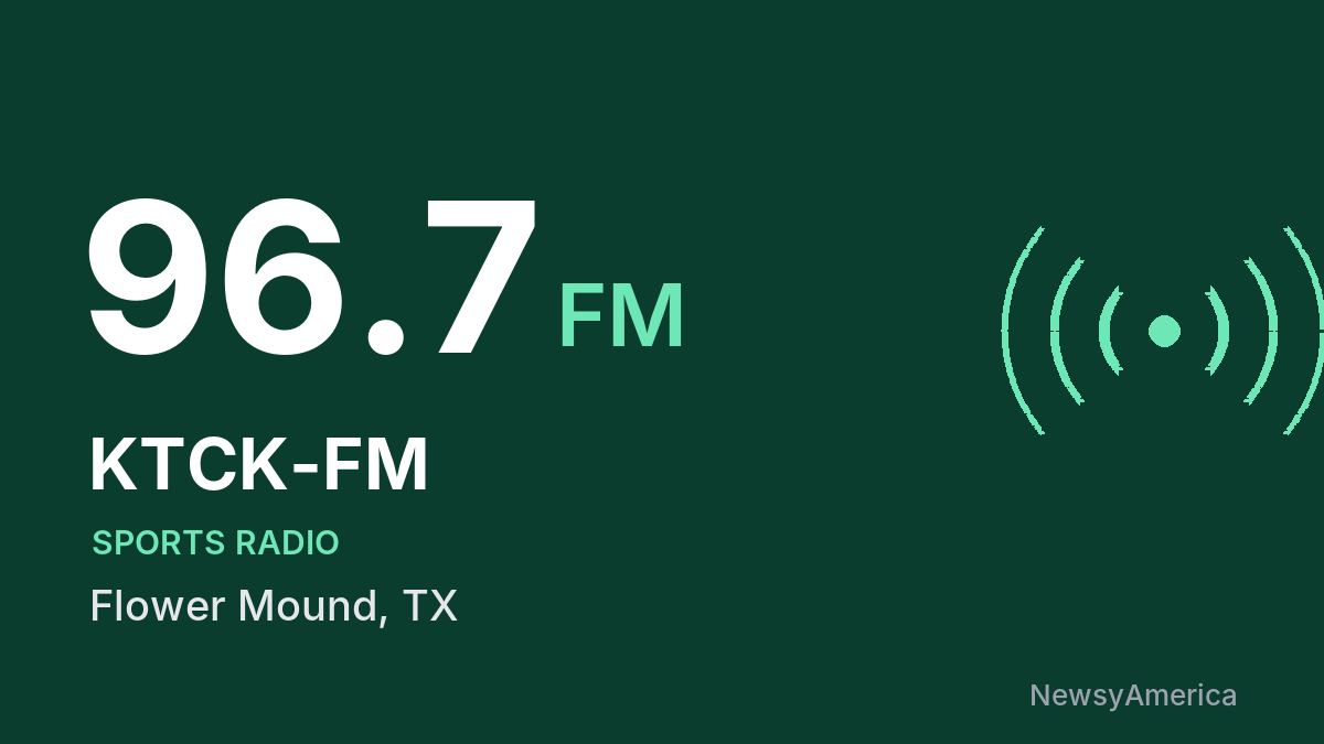 KTCK-FM 96.7 FM – Flower Mound