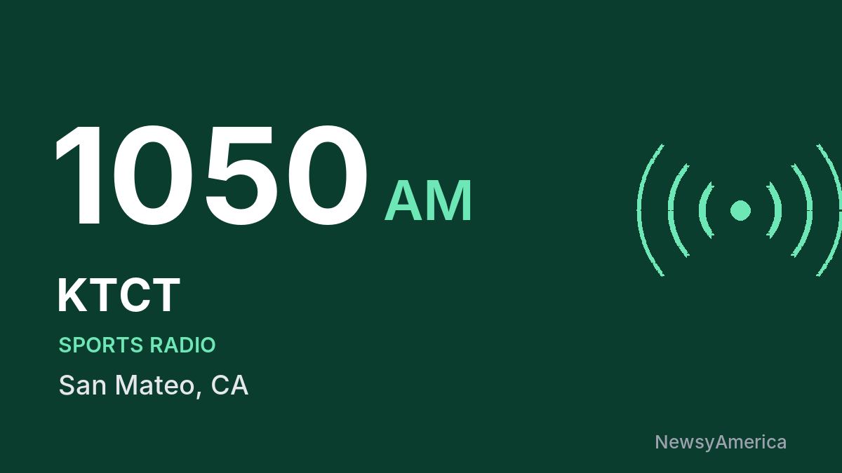 KTCT 1050 AM – San Mateo