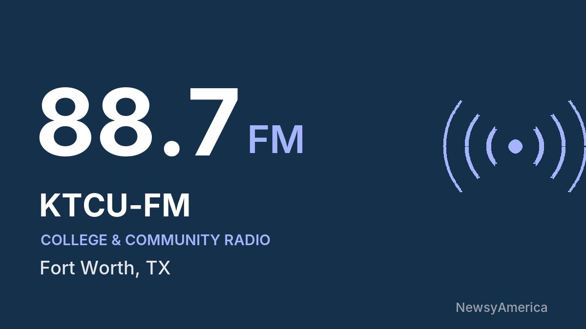 KTCU-FM 88.7 FM – Fort Worth