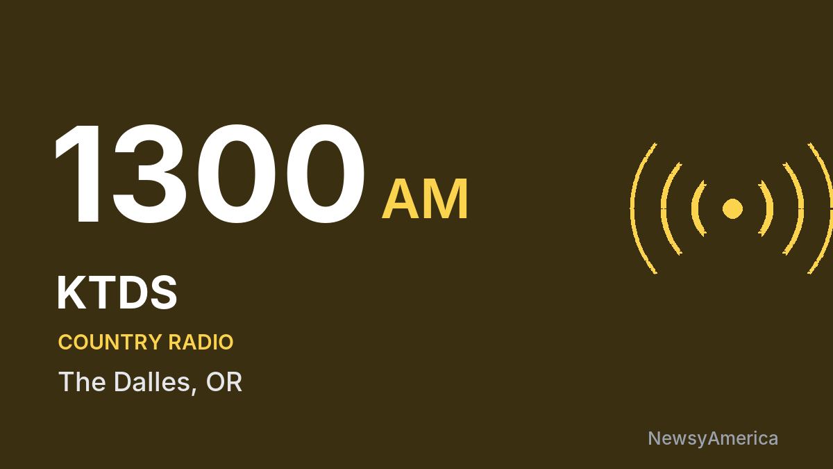 KTDS 1300 AM – The Dalles