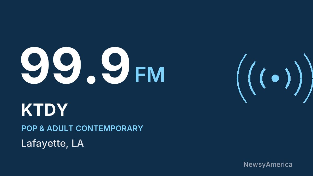 KTDY 99.9 FM – Lafayette