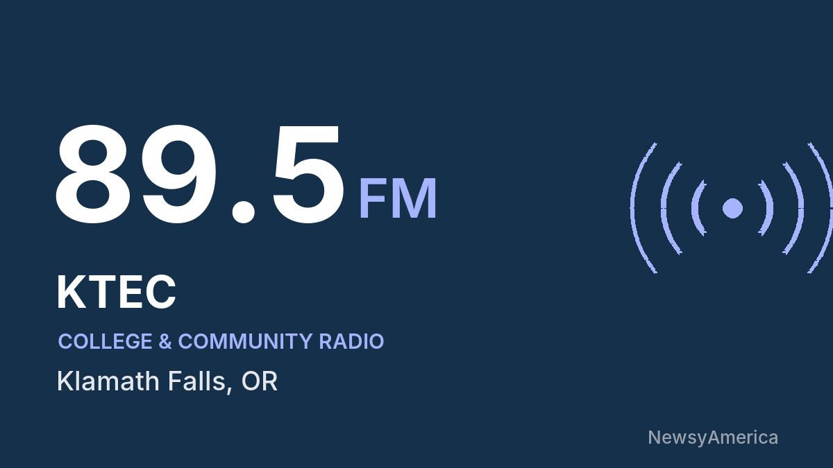 KTEC 89.5 FM – Klamath Falls