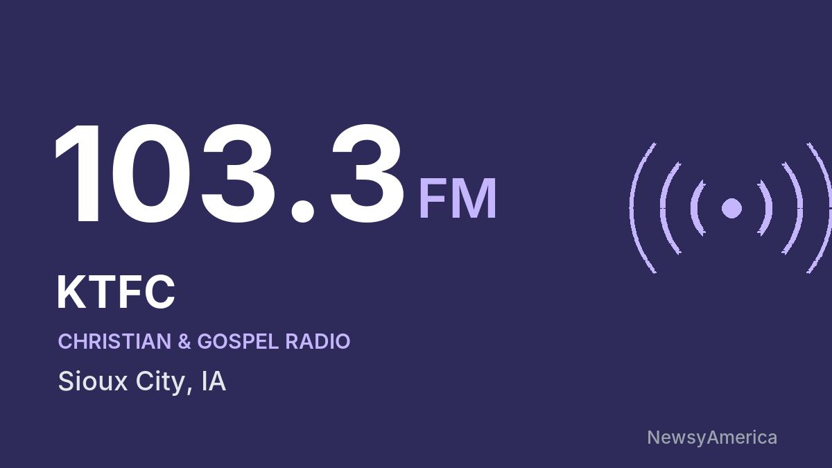 KTFC 103.3 FM – Sioux City