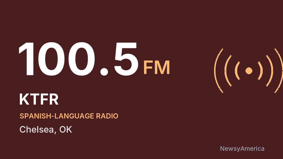 KTFR 100.5 FM – Chelsea