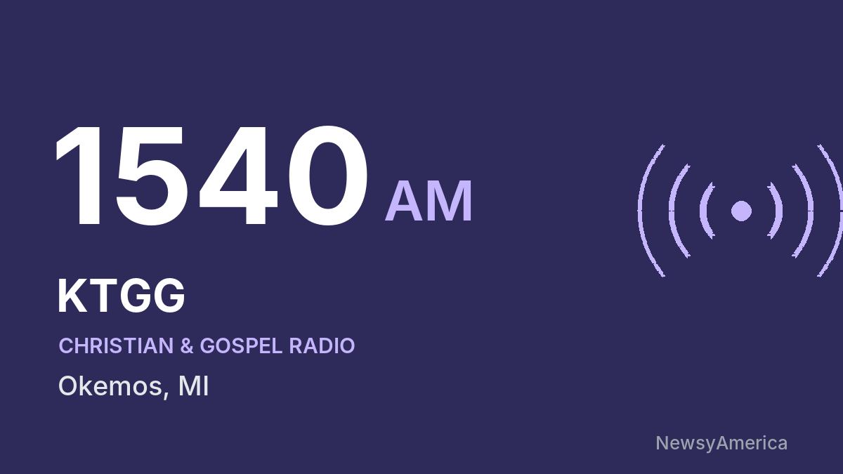 KTGG 1540 AM – Okemos