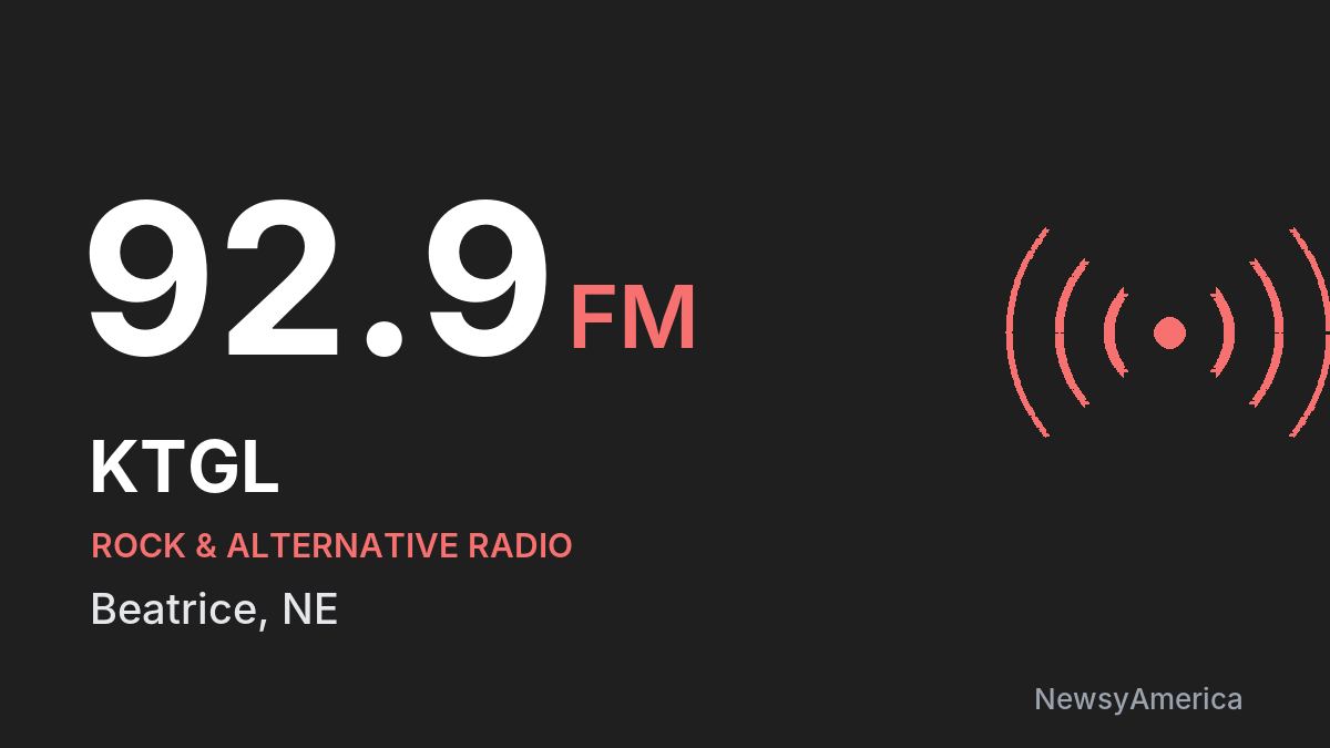 KTGL 92.9 FM – Beatrice