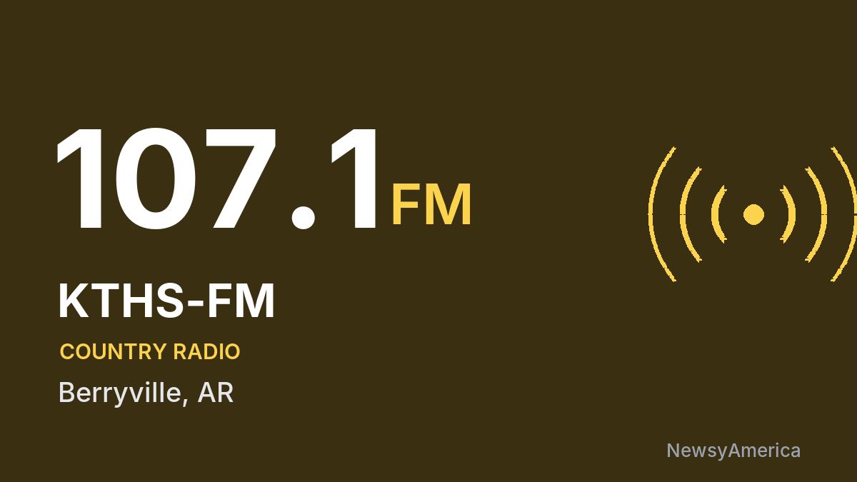 KTHS-FM 107.1 FM – Berryville